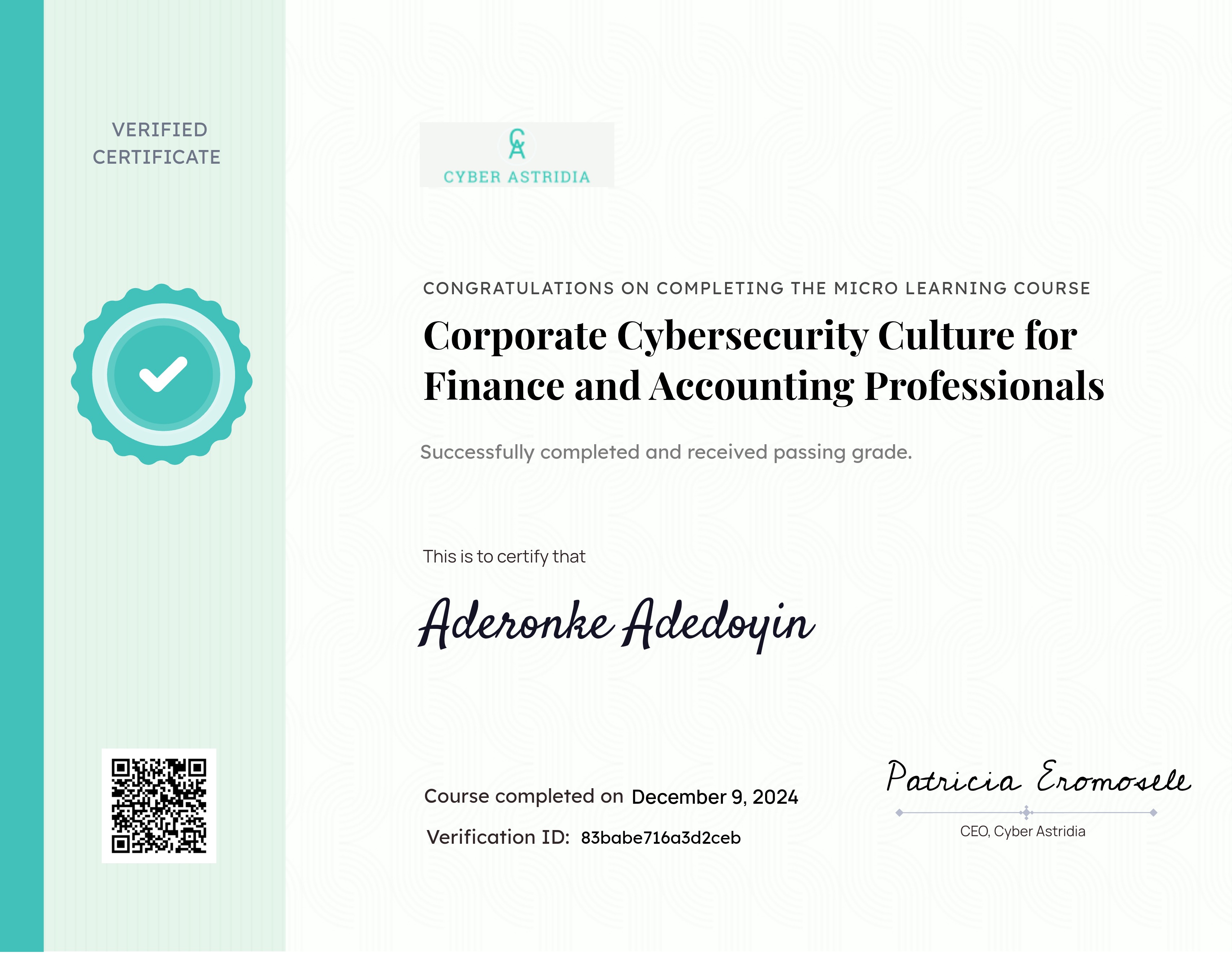 Corporate Cybersecurity Culture for Finance and Accounting Professionals